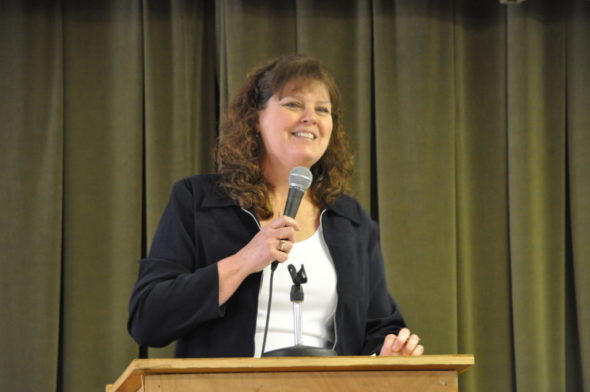 Joy Snyder of the UMC Three Rivers District was the featured speaker at the Wednesday, March 1, Lenten Luncheon. The lunches are held for six weeks beginning at 11:45 a.m. each Wednesday and are held at The Presbyterian Church in Coshocton. Mark Fortune | Beacon