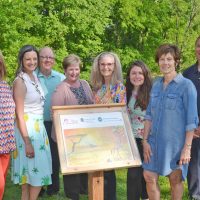 StoryWalk ribbon cutting held at Clary Gardens