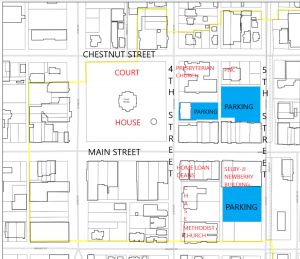 Off-street parking available in downtown area : coshocton beacon today