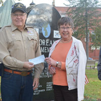 Elks donate to County Veterans Commission