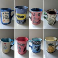 Father’s Day mug-decorating class for kids at museum