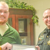 Lt. Udischas receives Patriot Award