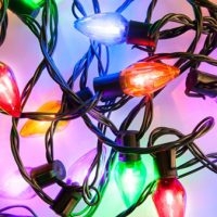 Recycle broken strings of holiday lights