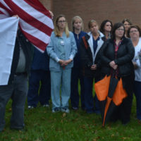 Hospital raises Donate Life flag