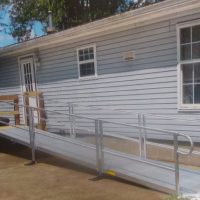 Coshocton Handicapped Society installs first aluminum ramp